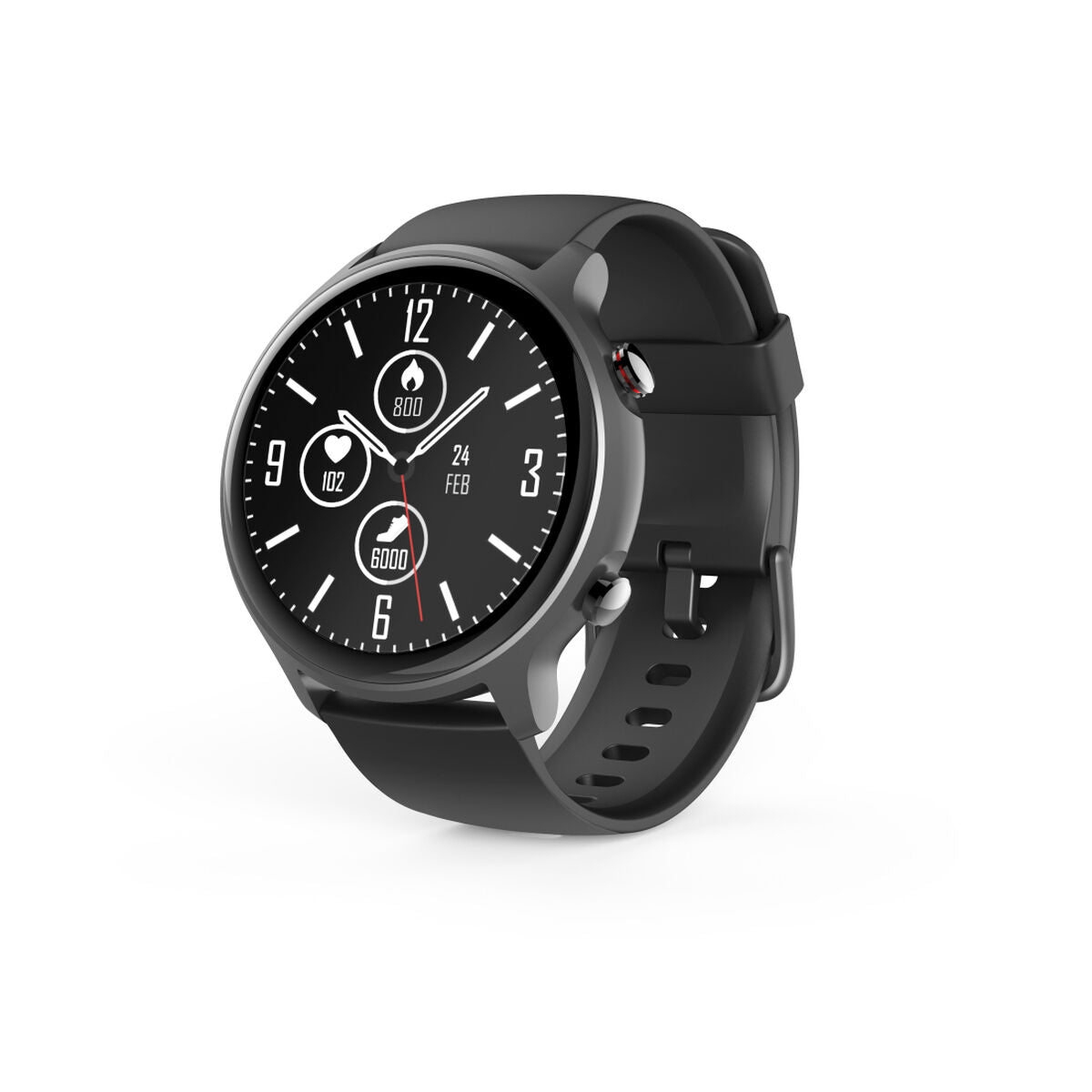 Smartwatch Hama Schwarz Grau 1,28" Ø 46 mm
