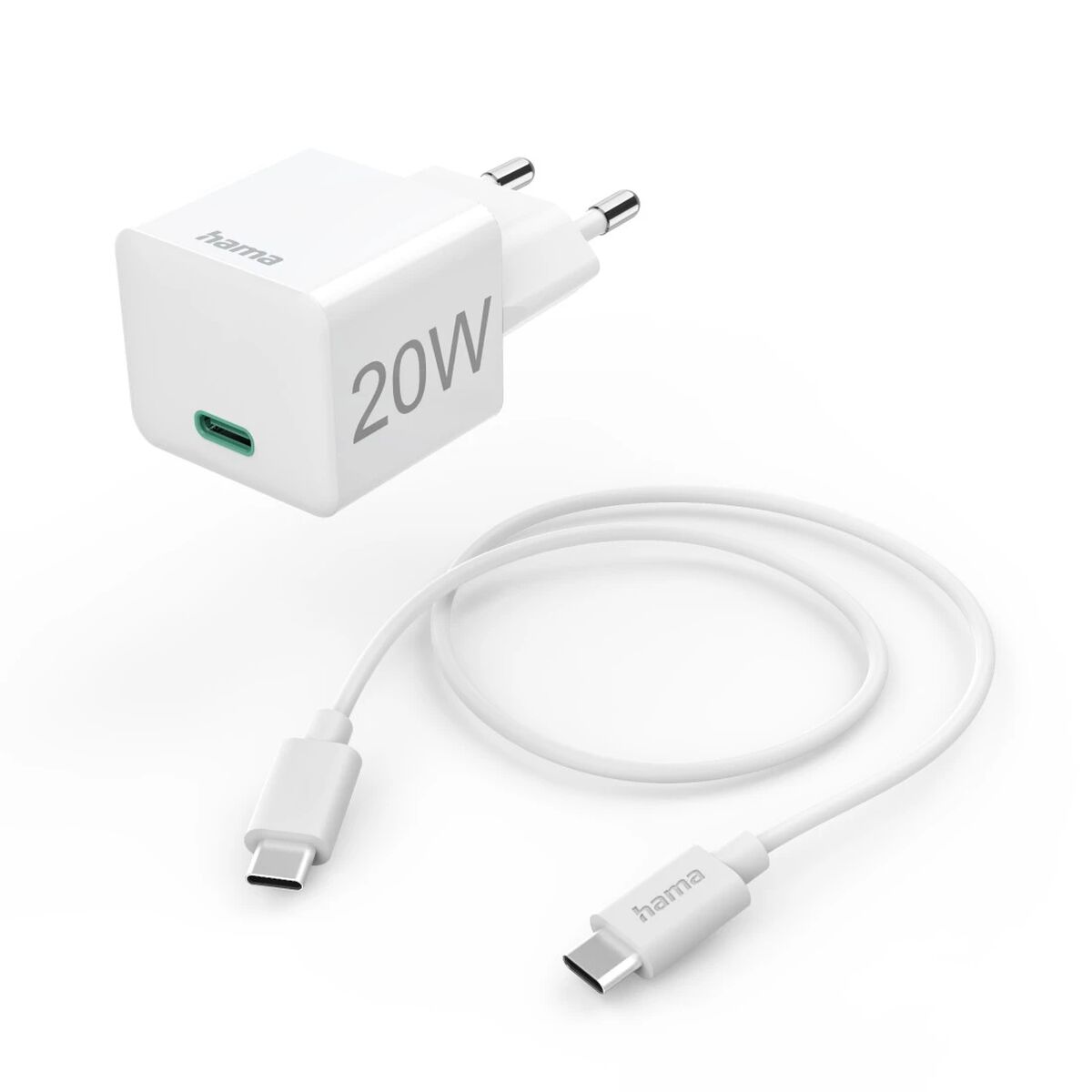 Wandladegerät Hama Weiß 20 W