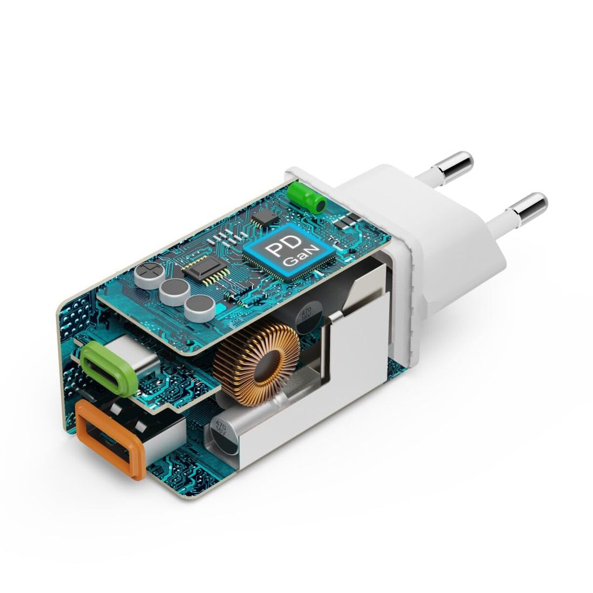 Wandladegerät Hama Weiß 45 W