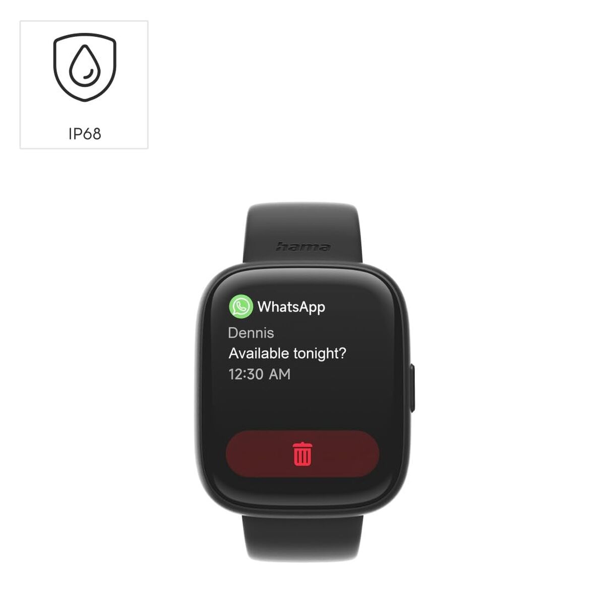 Smartwatch Hama Schwarz 1,65" 46 mm