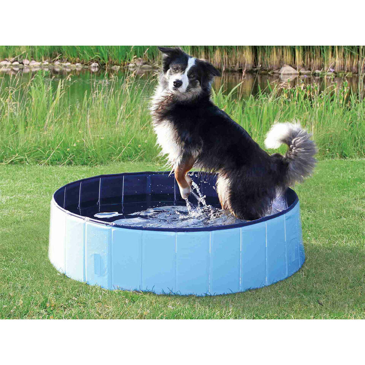 Hundepool Trixie Blau Hellblau