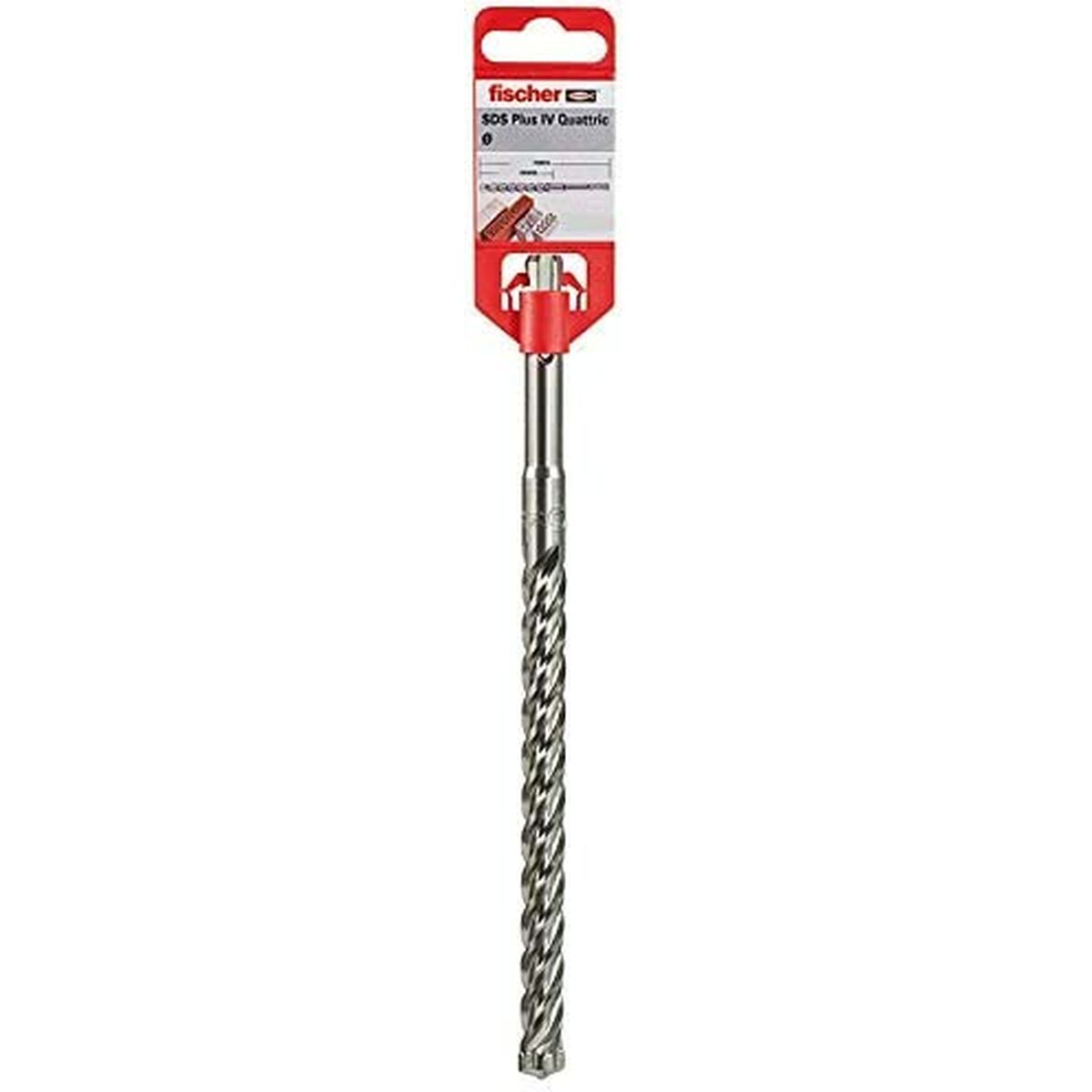 Satz Bohrer Fischer Quattric II SDS Plus Stahl Beton – Ref. S7909394