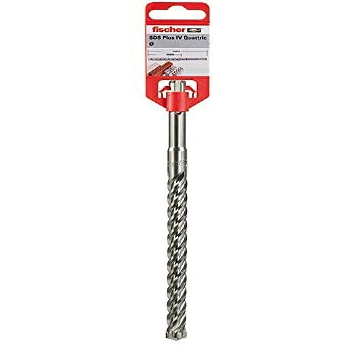 Satz Bohrer Fischer Quattric II SDS Plus Stahl Beton – Ref. S7909415