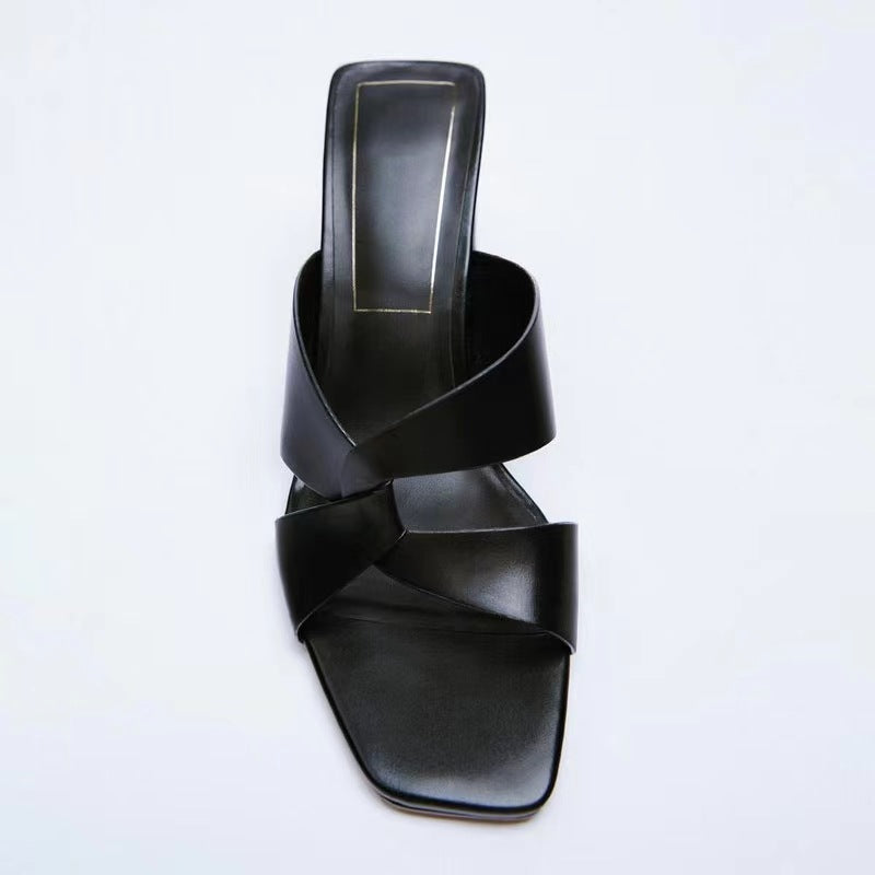 Leinen‑Sandalen mit quadratischem Zeh – Bild 4 | LuxeStyle