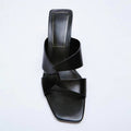 Leinen‑Sandalen mit quadratischem Zeh – Bild 6 | LuxeStyle