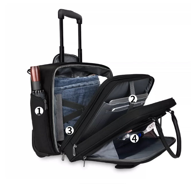 Rollkoffer mit Laptopfach – 18 Zoll – Bild 5 | LuxeStyle