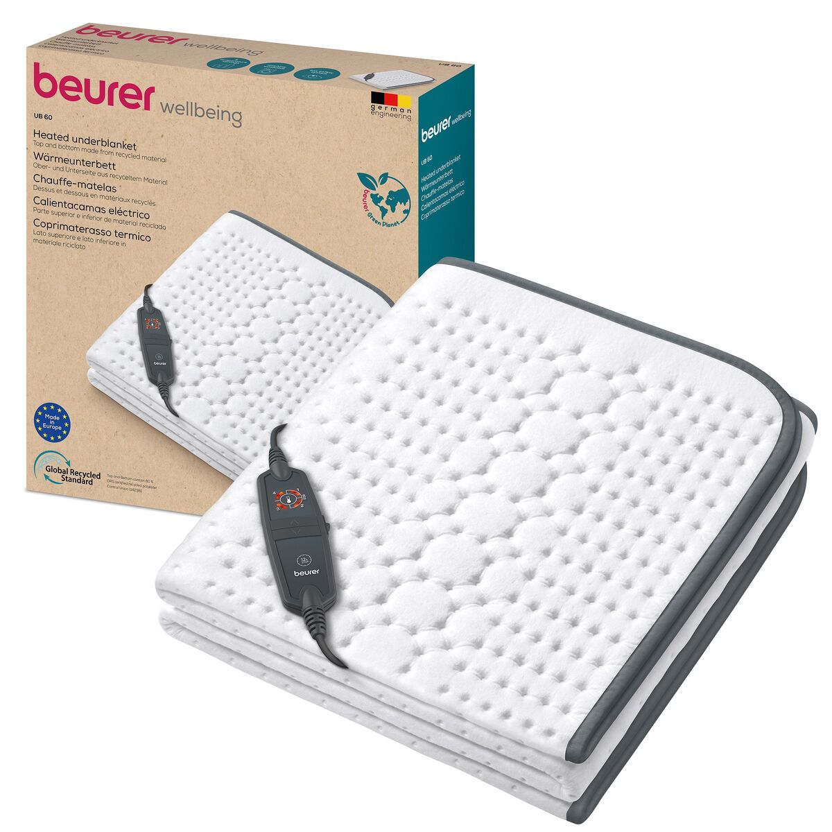 Elektrische Heizdecke Beurer UB60 150 x 80 cm