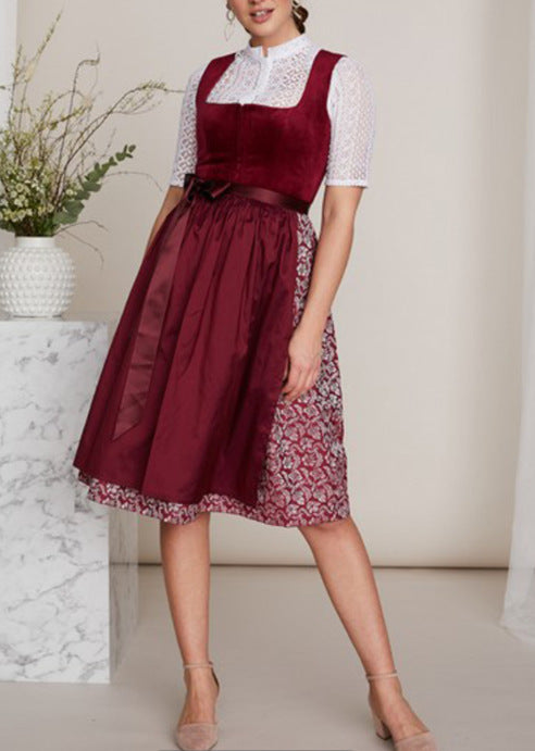 Zweiteiliges Damenkleid mit 3D-Effekt – Bild 2 | LuxeStyle