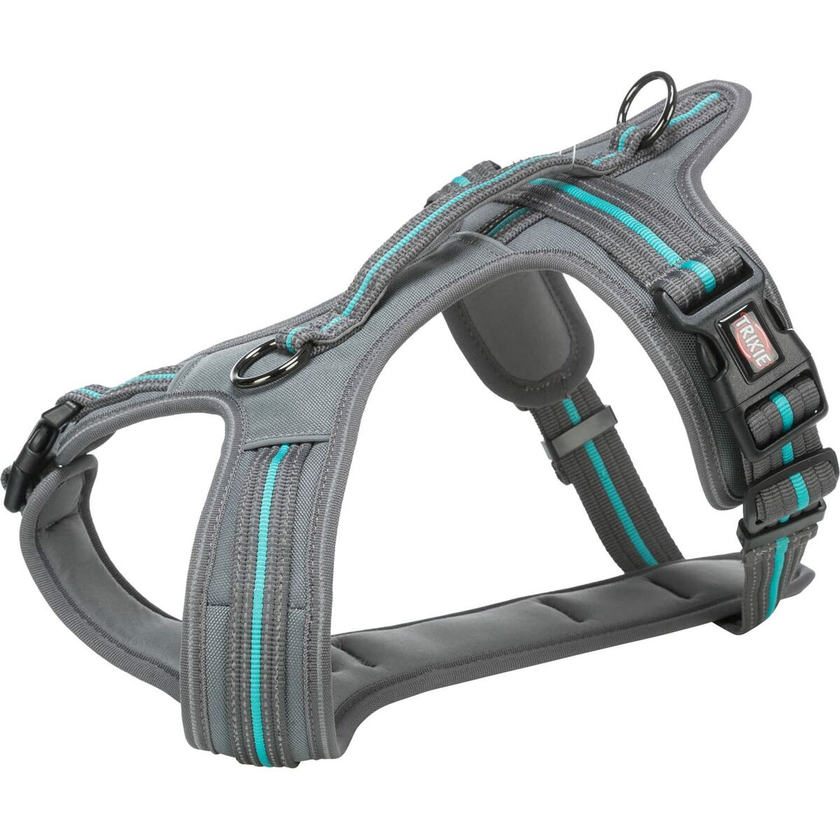 Hundegeschirr «Trixie» Fusion Comfort Graphit/Blau