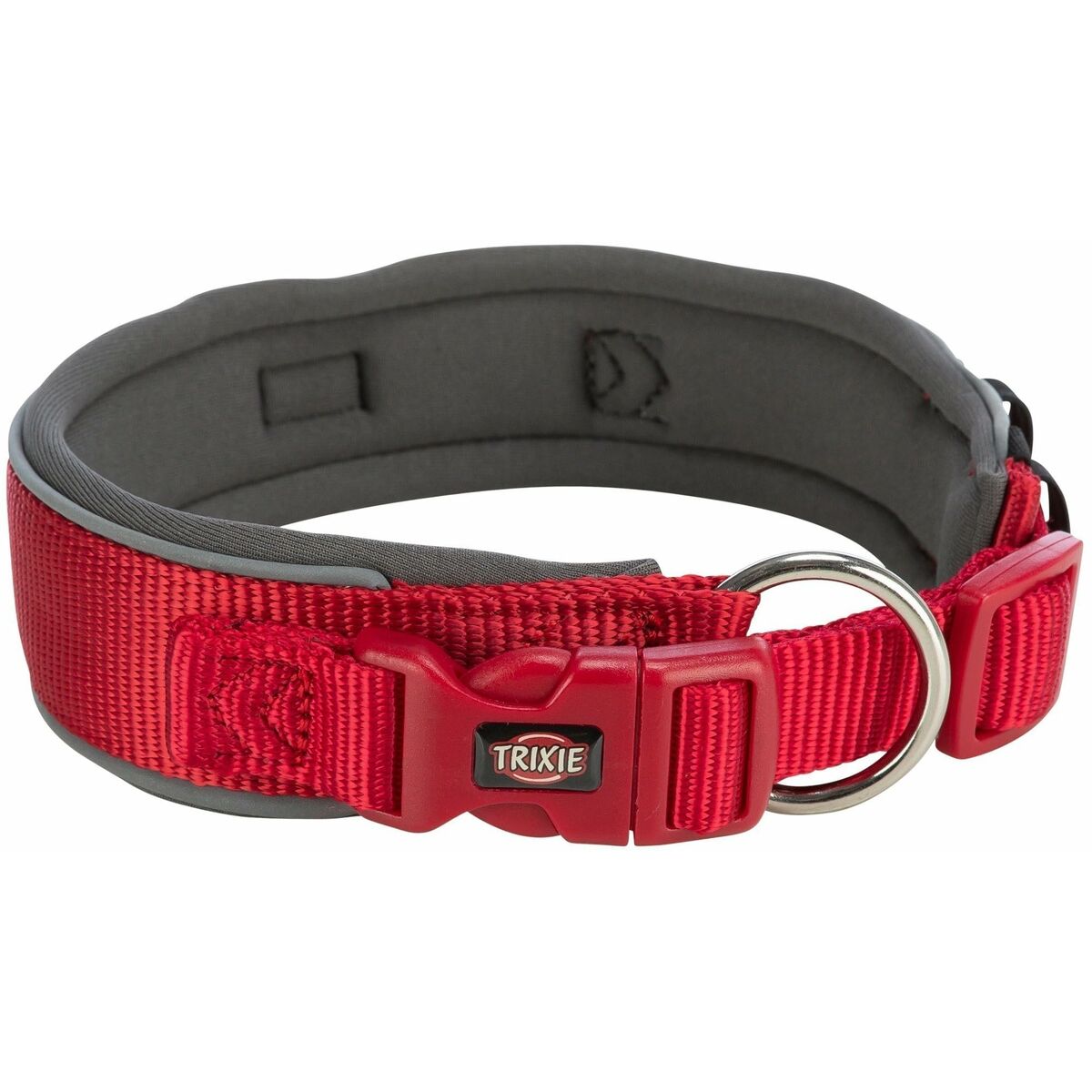 Hundehalsband «Trixie» Premium Rot/Graphit (L)