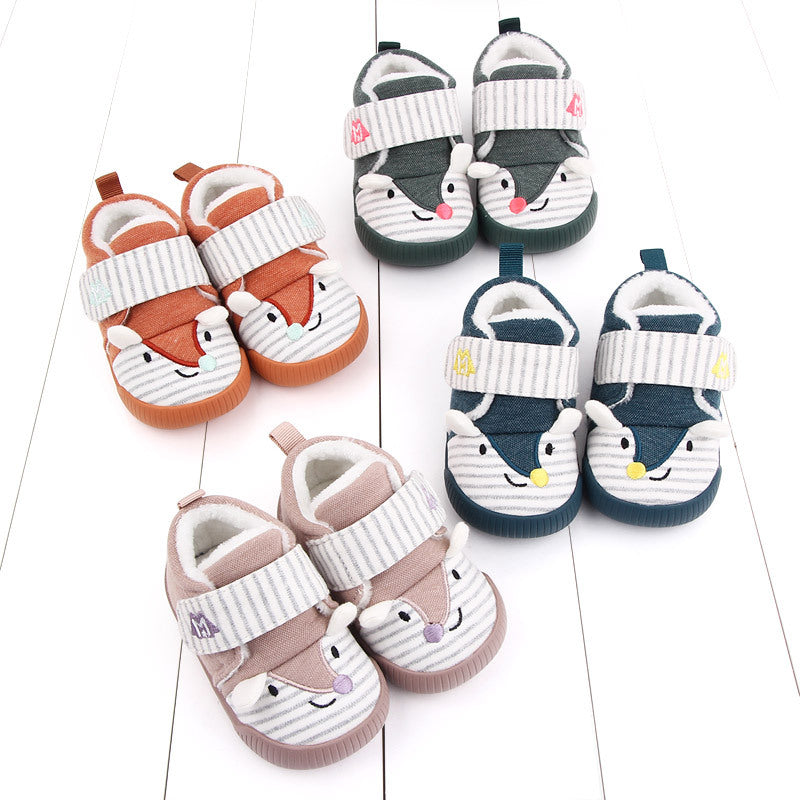 Warme Kleinkinderschuhe mit Tiermuster – Bild 2 | LuxeStyle