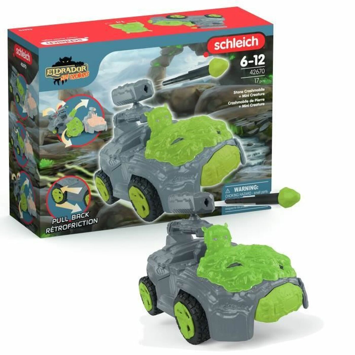 Spielset «Schleich» Pierres Crashmobile (17-teilig)