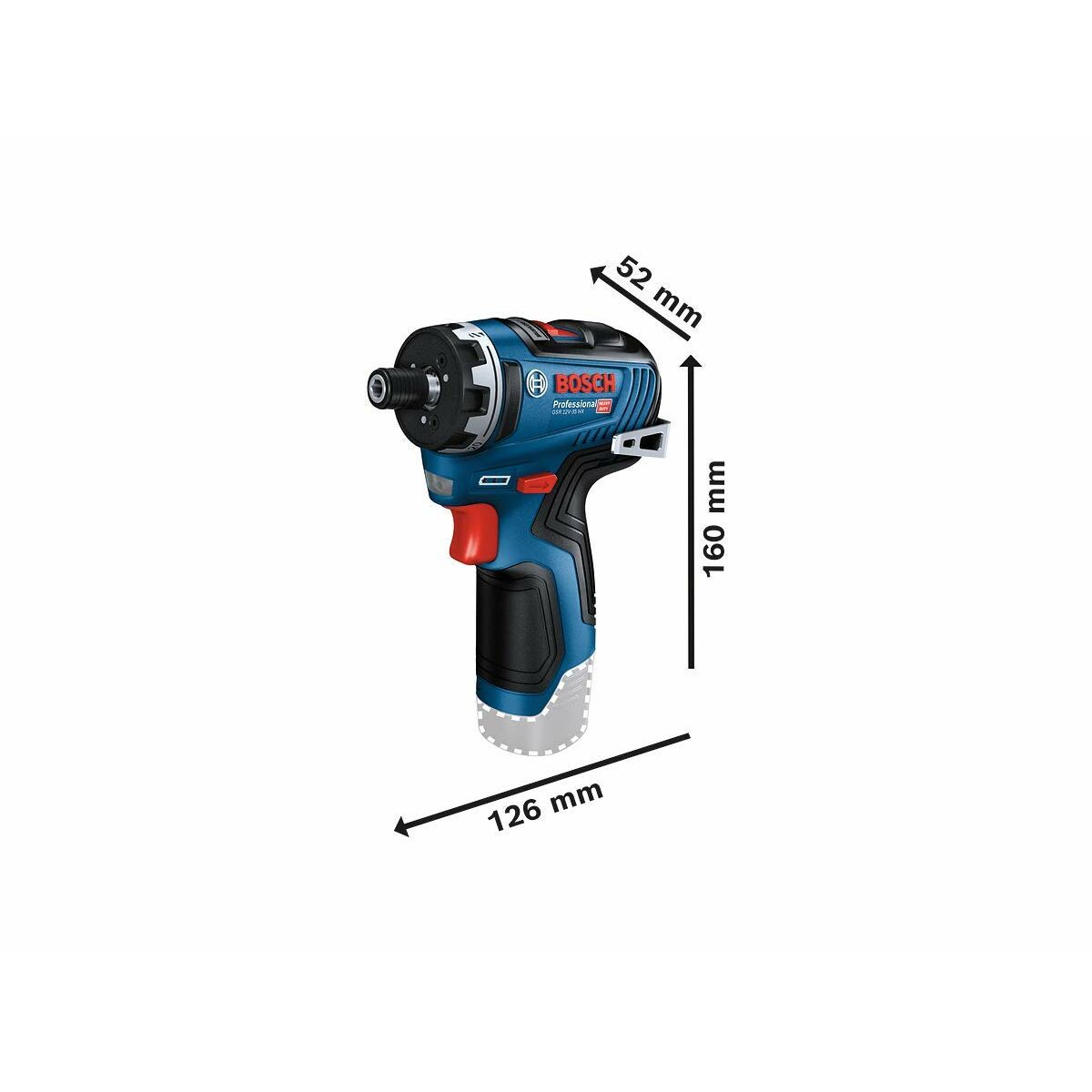 Elektrischer Schraubendreher BOSCH GSR 12V-35 HX Professional 35 Nm