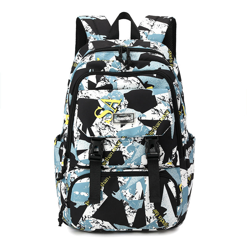 Leichter Schulrucksack mit Print – Bild 5 | LuxeStyle