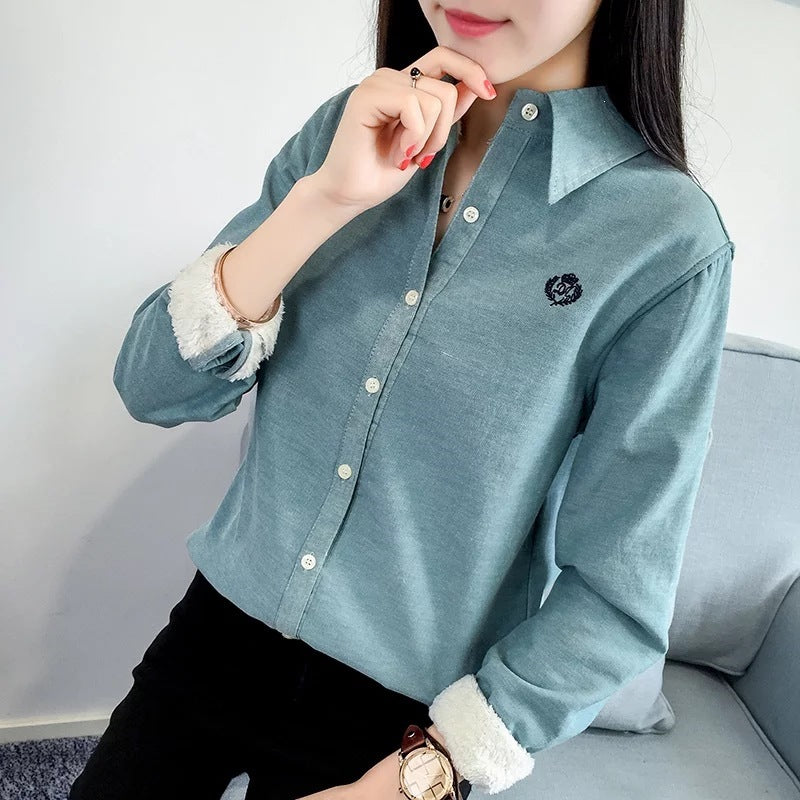 Besticktes Langarmshirt für Damen