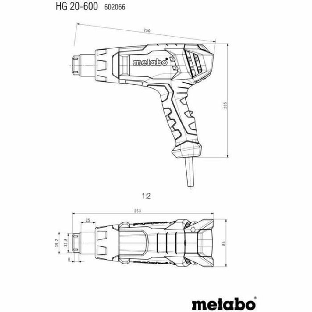 Heissluftgebläse Metabo 602066000