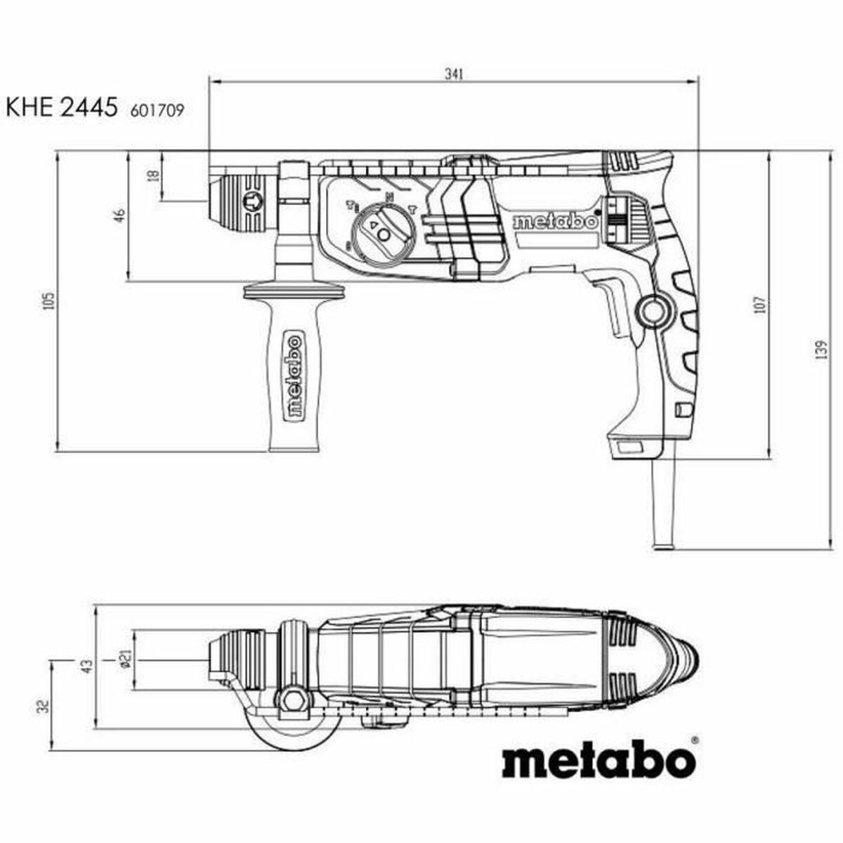 Bohrhammer Metabo 800 W