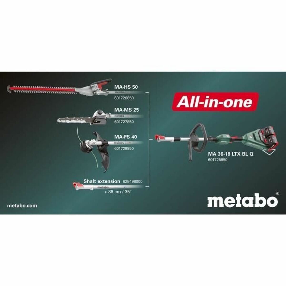 Motorsensenkopf Metabo MA-FS