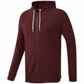 Herren Sweater mit Kapuze Reebok TE TWILL FZ HOODIE EC079 Granatrot – LuxeStyle Schweiz