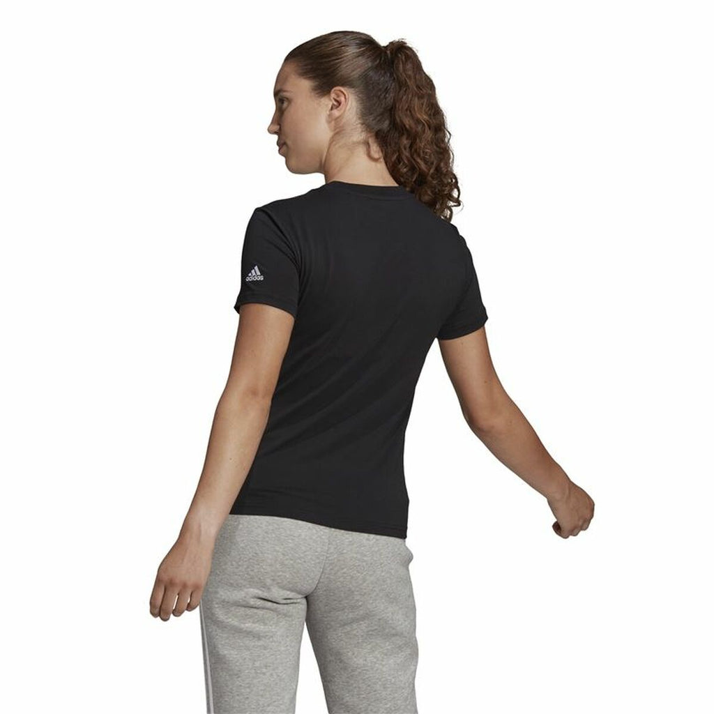Damen-T-Shirt «Adidas» Lin Schwarz