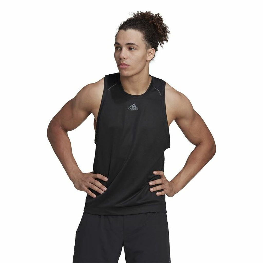 Ärmelloses Herren-T-Shirt Adidas HIIT Spin Training Schwarz – LuxeStyle Schweiz