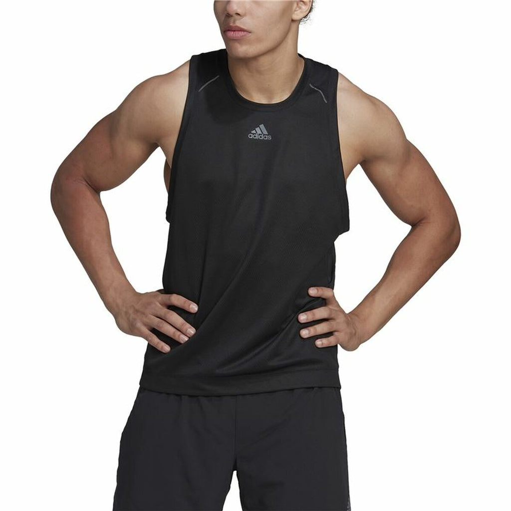 Ärmelloses Herren-T-Shirt Adidas HIIT Spin Training Schwarz – LuxeStyle Schweiz