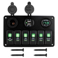 Schalterpanel 6-fach mit LED für Auto & Boot – Bild 4 | LuxeStyle