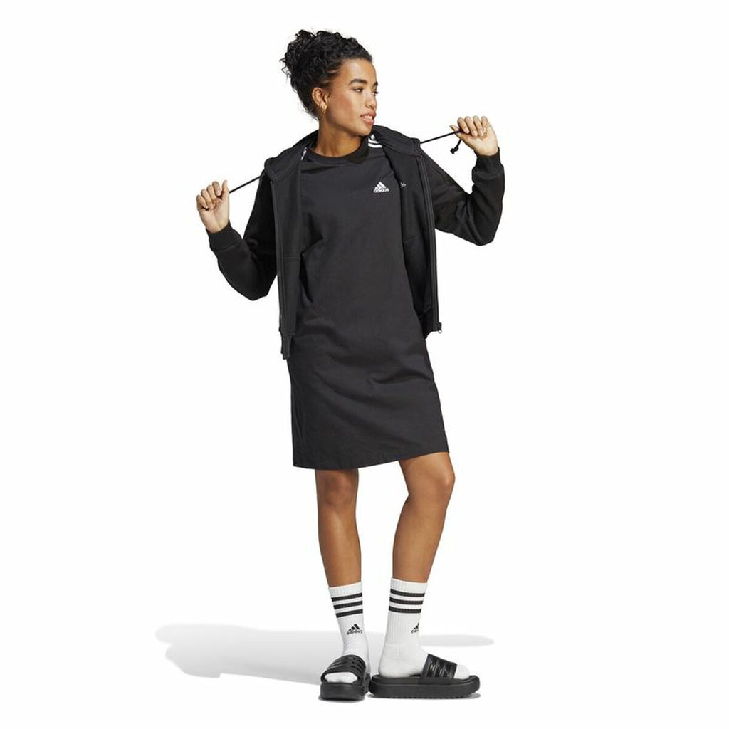 Kleid Adidas 3S Boyfriend Single Schwarz