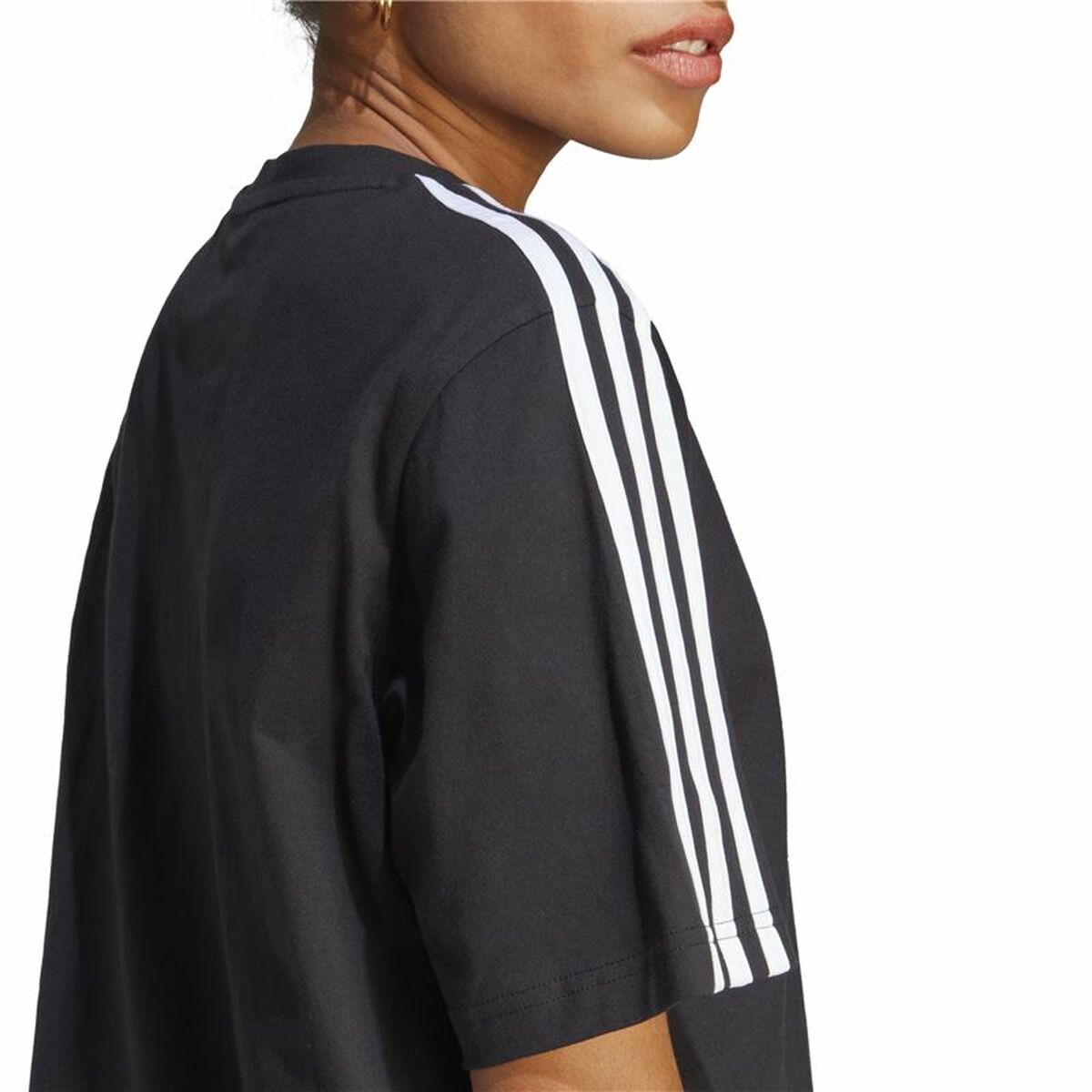 Kleid Adidas 3S Boyfriend Single Schwarz