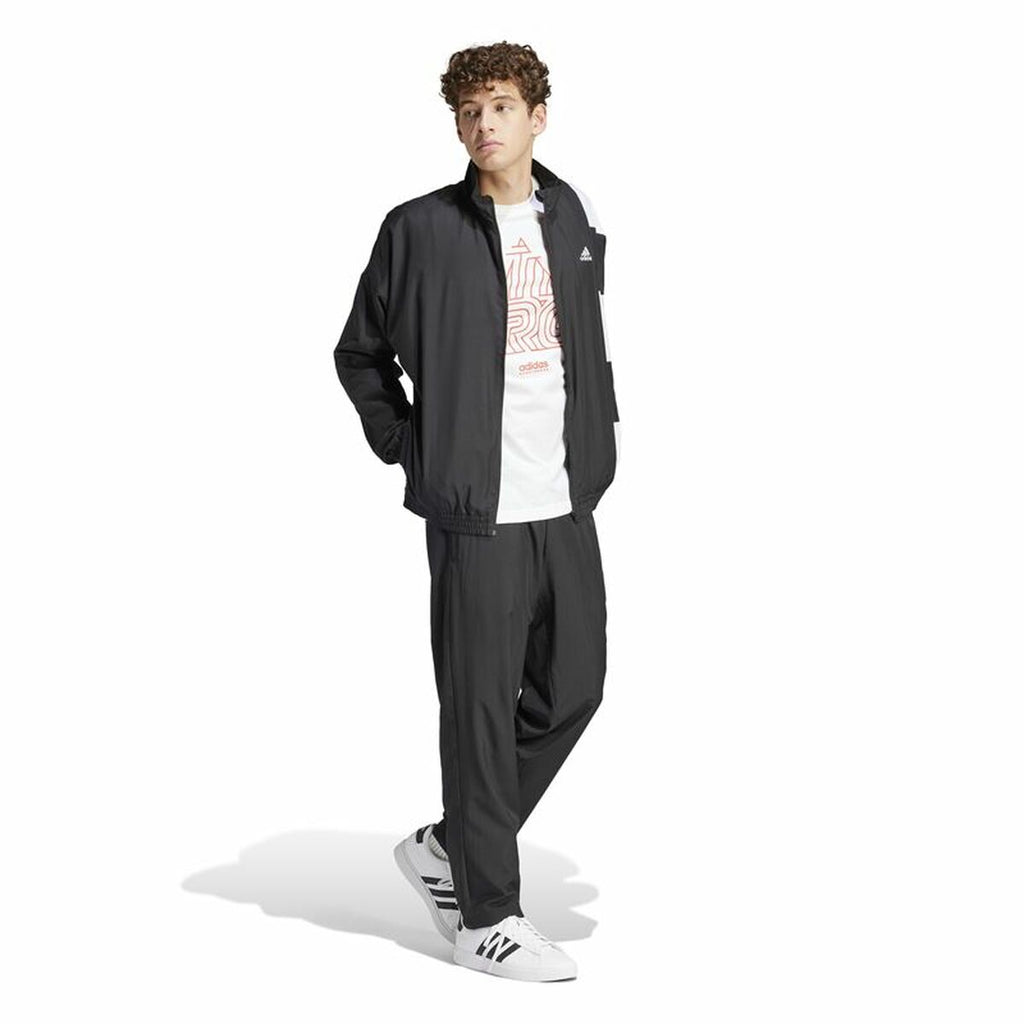 Trainingsanzug «Adidas Colorblock» · Schwarz · Herren