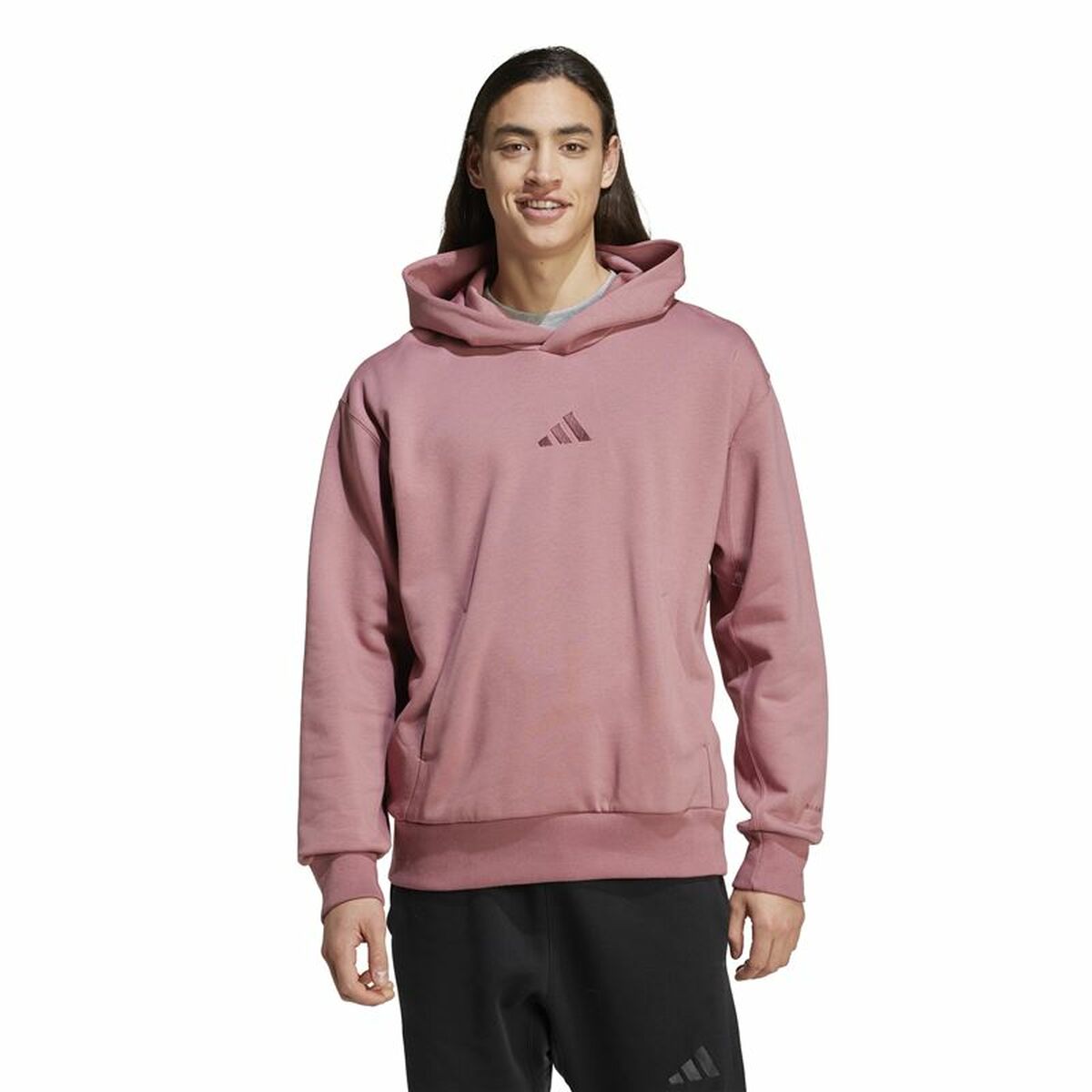 Herren Sweater mit Kapuze Adidas All Szn Fleece Hoodie Rosa – LuxeStyle Schweiz