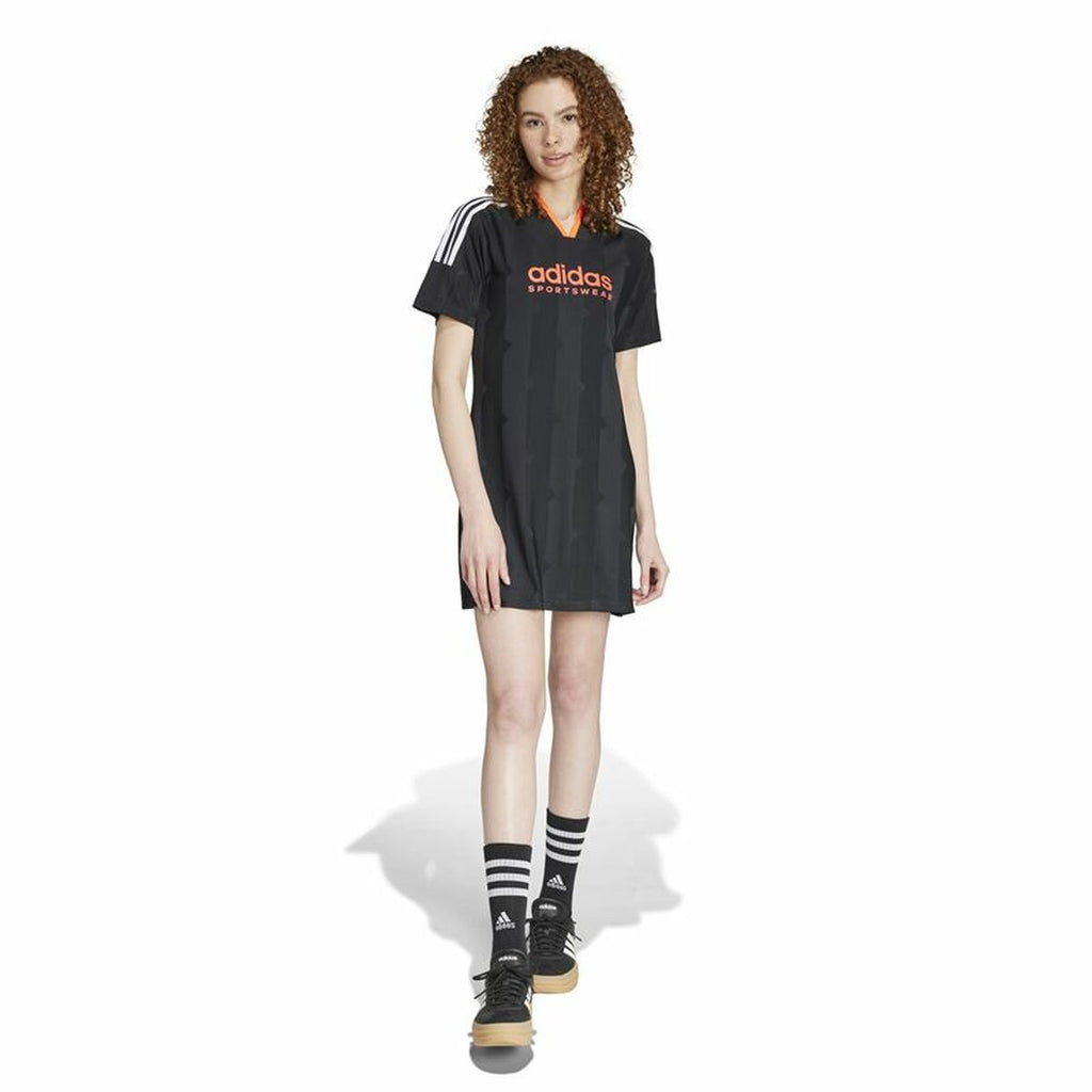 Kleid Adidas Tiro Cut 3 Bandas Jacquard Schwarz