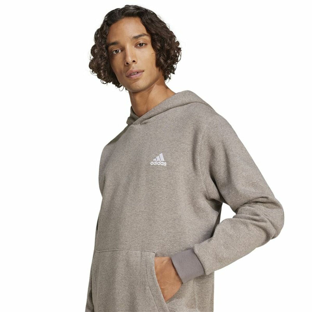 Herren Sweater mit Kapuze Adidas Seasonal Essentials Melange Hoodie – LuxeStyle Schweiz