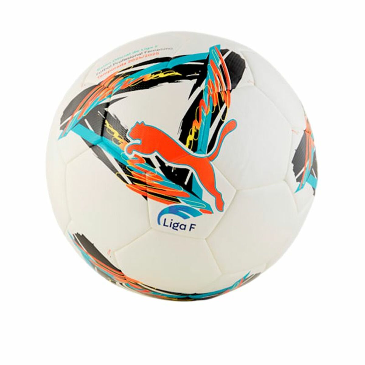 Fussball Puma Orbita Liga F Hyb Weiß Größe 5