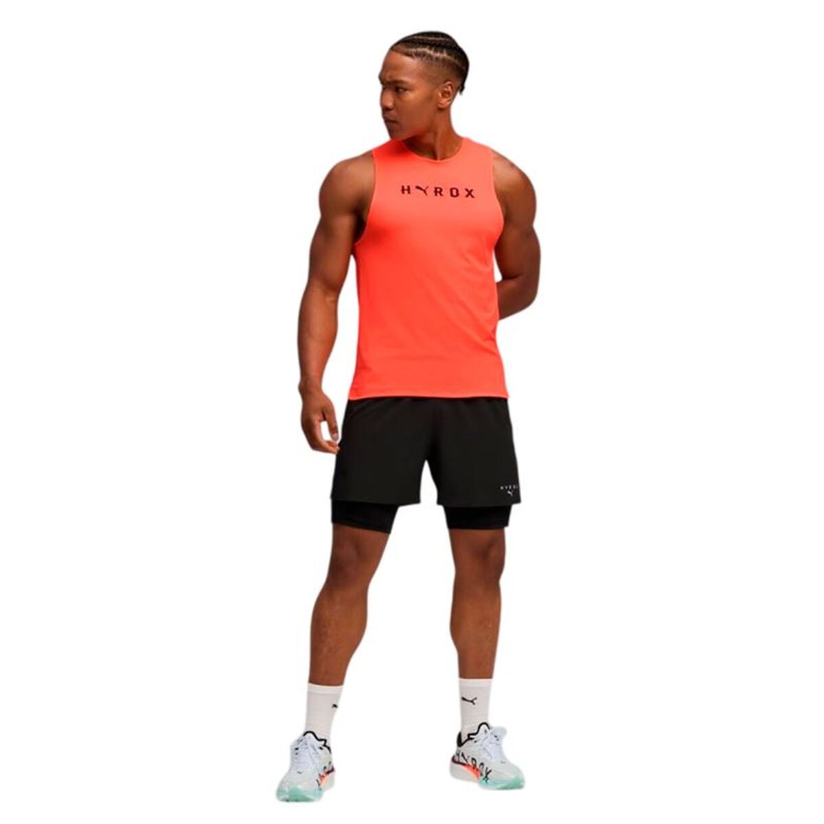 Ärmelloses Herren-T-Shirt Puma M X Hyrox Cloud Rot