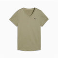Damen Kurzarm-T-Shirt Puma Essentialsential Vnec Fitness