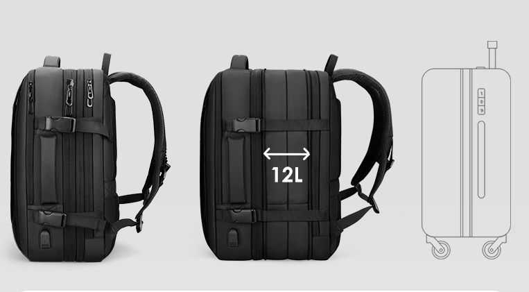 Herren Rucksack für Laptop – Bild 5 | LuxeStyle