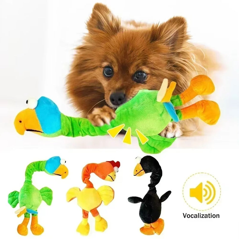 Quietschender Gummihuhn für Hunde