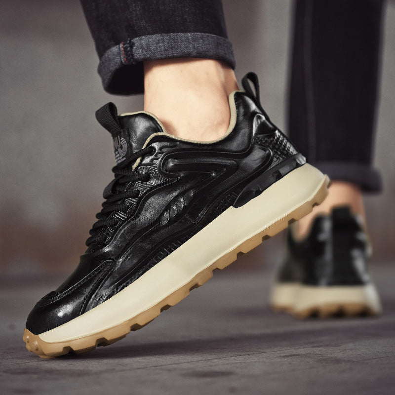 Bequeme, wasserdichte Sportschuhe aus Leder | LuxeStyle