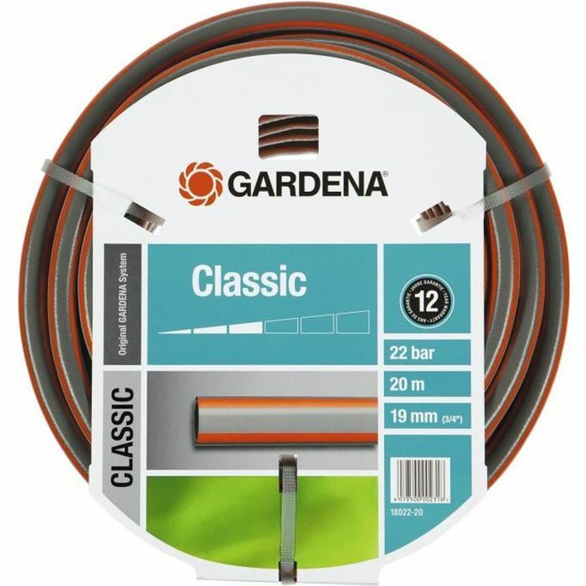 Schlauch Gardena Classic PVC 20 m Ø 19 mm