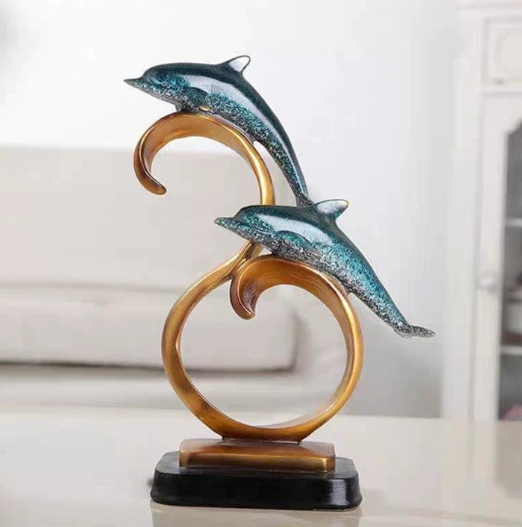 Delfin-Ornament für Schreibtisch und Regal – Bild 4 | LuxeStyle