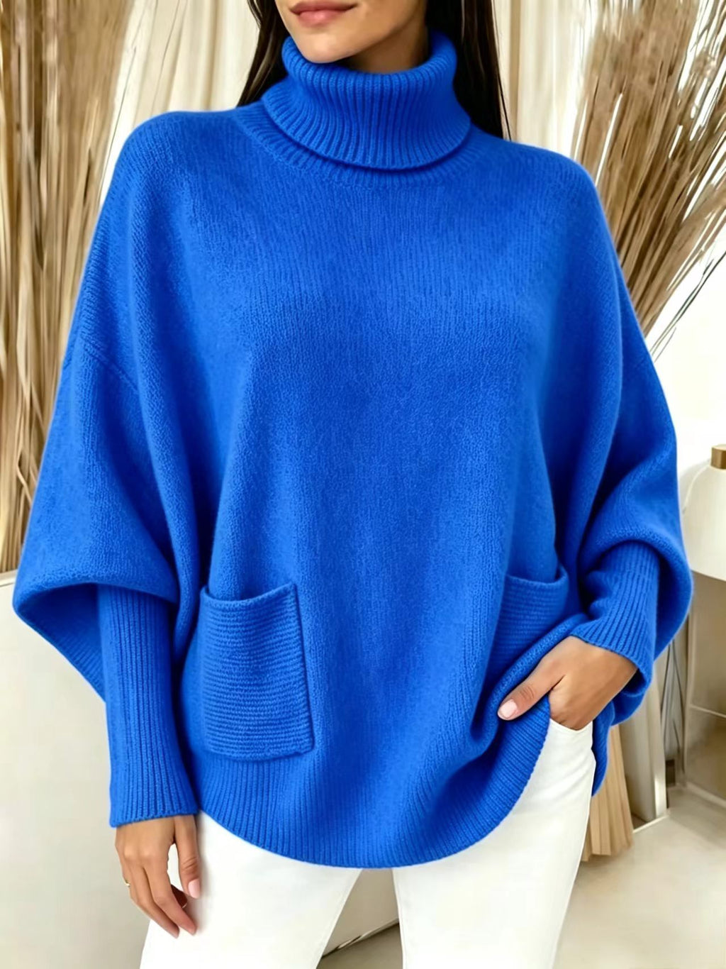 Rollkragenpullover mit langen Ärmeln – Bild 2 | LuxeStyle