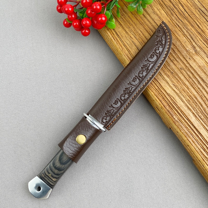 Scharfes Mehrzweckmesser für Küche & Outdoor