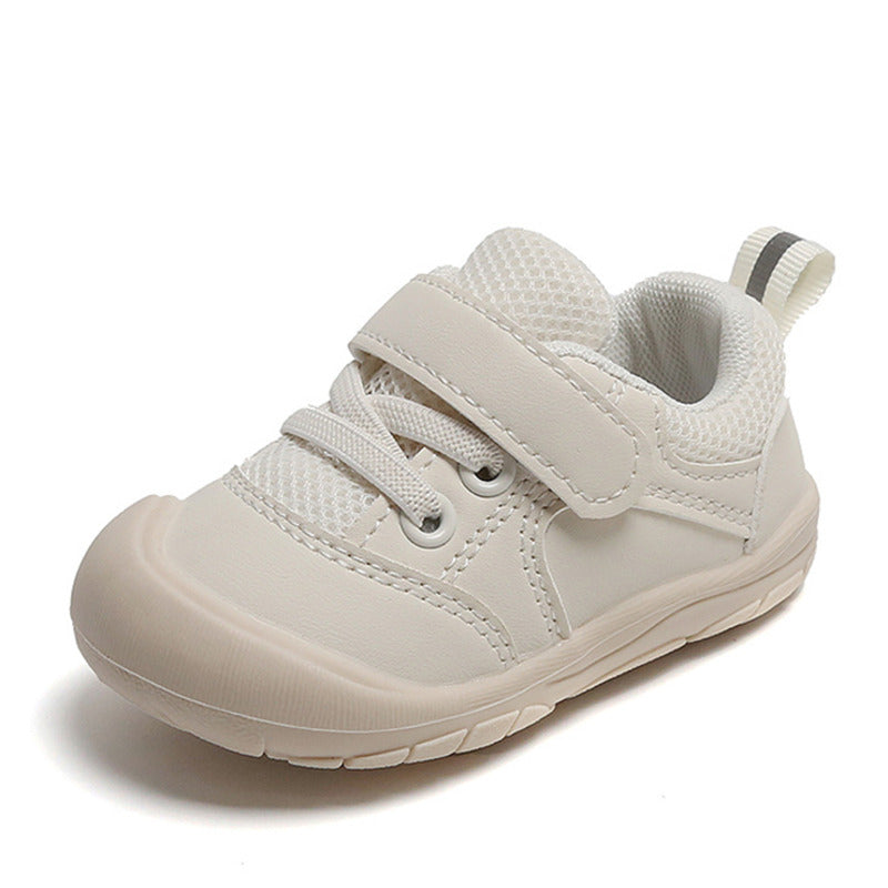 Laufschuh für Kleinkind – blau/weiss, PU-Oberfläche – Bild 3 | LuxeStyle