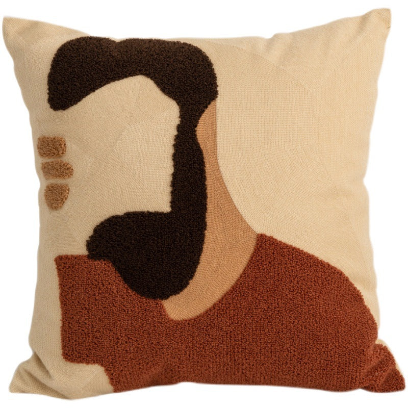 Abstrakter Baumwoll-Kissenbezug fürs Sofa