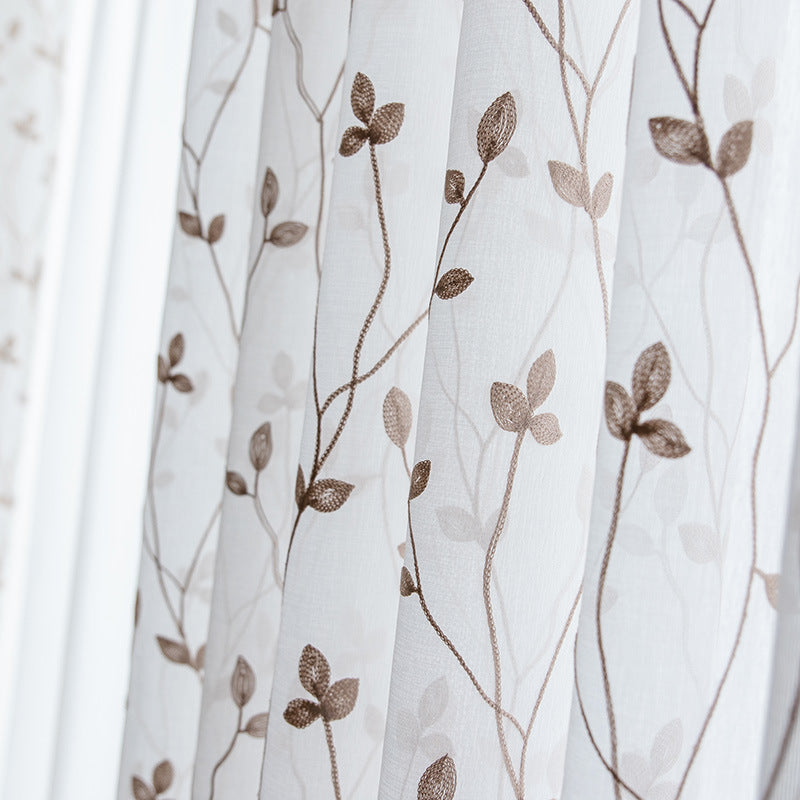 Bestickter Vorhang mit Lichtdurchlass – Bild 2 | LuxeStyle