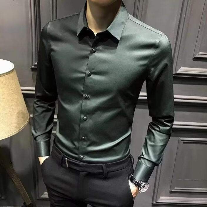 Business Casual Langarmhemd für Herren – Bild 6 | LuxeStyle