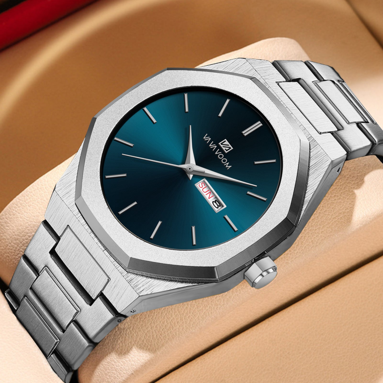 Herrenuhr Stahlkette Business Casual