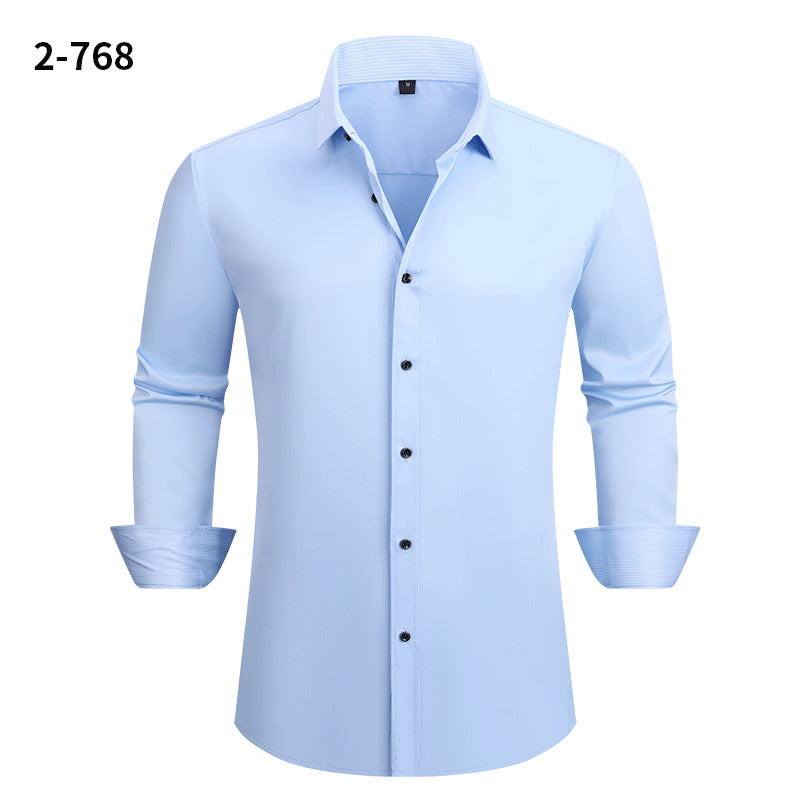 Herren Langarmshirt Business Casual – Bild 5 | LuxeStyle