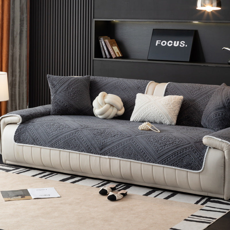 Sofa-Kissen aus gemütlichem Coral Fleece